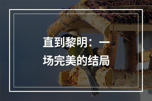 直到黎明：一场完美的结局