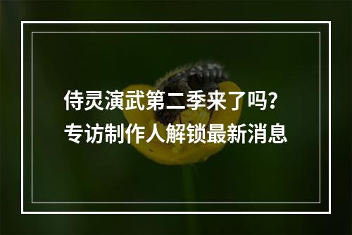 侍灵演武第二季来了吗？专访制作人解锁最新消息