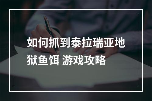 如何抓到泰拉瑞亚地狱鱼饵 游戏攻略