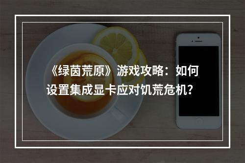 《绿茵荒原》游戏攻略：如何设置集成显卡应对饥荒危机？