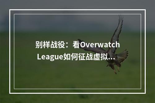 别样战役：看Overwatch League如何征战虚拟竞技领域