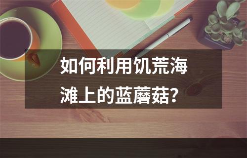 如何利用饥荒海滩上的蓝蘑菇？