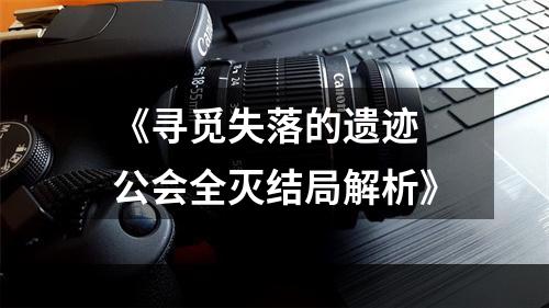 《寻觅失落的遗迹 公会全灭结局解析》