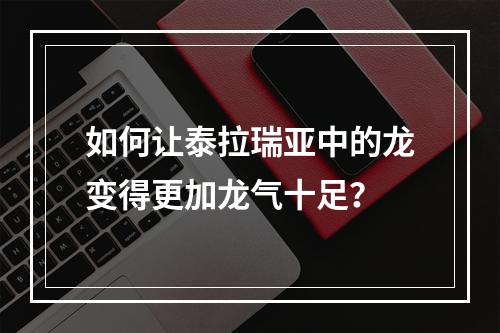 如何让泰拉瑞亚中的龙变得更加龙气十足？