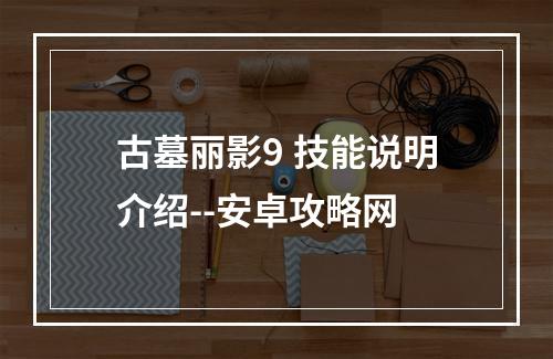 古墓丽影9 技能说明介绍--安卓攻略网