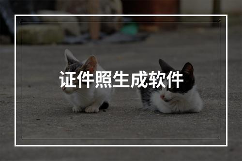 证件照生成软件