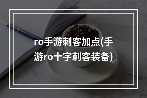 ro手游刺客加点(手游ro十字刺客装备)