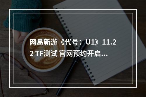 网易新游《代号：U1》11.22 TF测试 官网预约开启--安卓攻略网