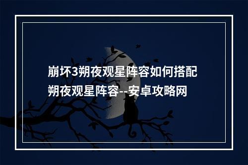 崩坏3朔夜观星阵容如何搭配 朔夜观星阵容--安卓攻略网