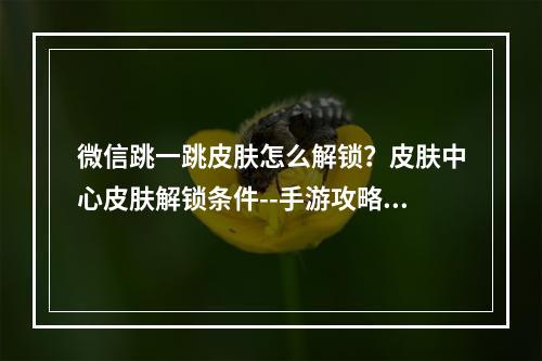 微信跳一跳皮肤怎么解锁？皮肤中心皮肤解锁条件--手游攻略网