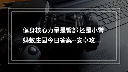 健身核心力量是臀部 还是小臂 蚂蚁庄园今日答案--安卓攻略网