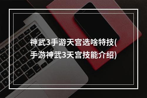 神武3手游天宫选啥特技(手游神武3天宫技能介绍)