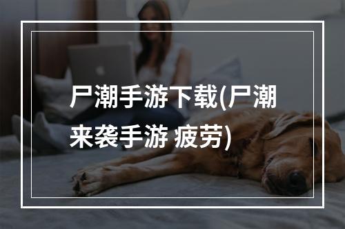 尸潮手游下载(尸潮来袭手游 疲劳)