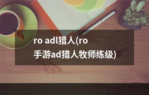 ro adl猎人(ro手游ad猎人牧师练级)