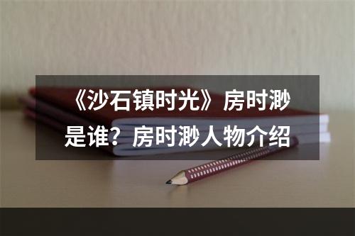 《沙石镇时光》房时渺是谁？房时渺人物介绍