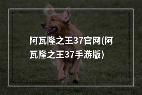 阿瓦隆之王37官网(阿瓦隆之王37手游版)