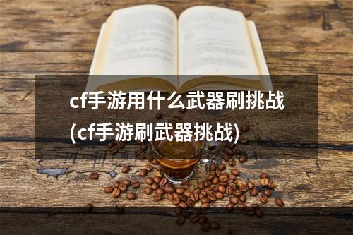 cf手游用什么武器刷挑战(cf手游刷武器挑战)