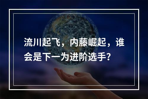 流川起飞，内藤崛起，谁会是下一为进阶选手？