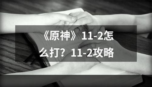 《原神》11-2怎么打？11-2攻略