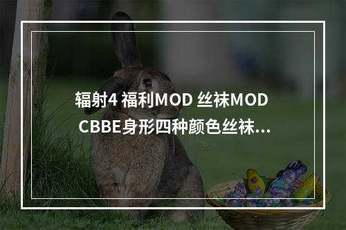 辐射4 福利MOD 丝袜MOD CBBE身形四种颜色丝袜MOD