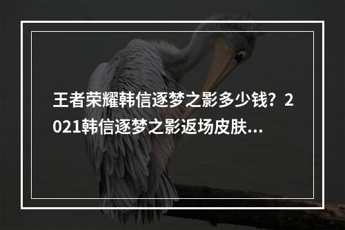 王者荣耀韩信逐梦之影多少钱？2021韩信逐梦之影返场皮肤价格一览[多图]