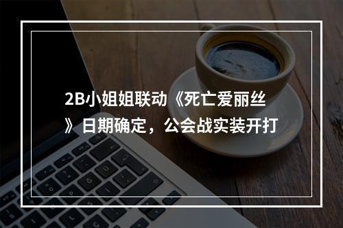 2B小姐姐联动《死亡爱丽丝》日期确定，公会战实装开打