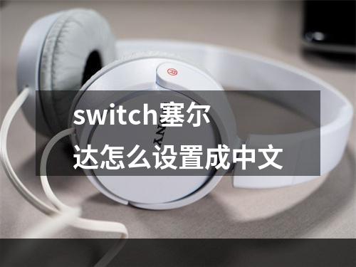 switch塞尔达怎么设置成中文