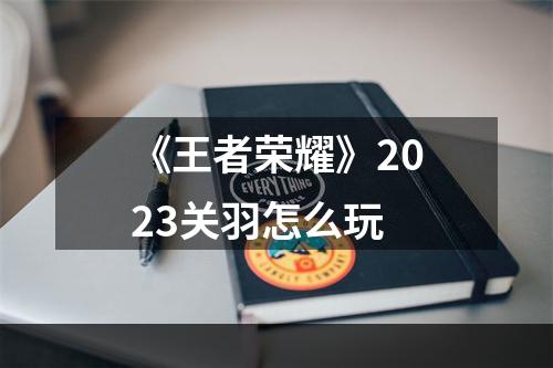 《王者荣耀》2023关羽怎么玩