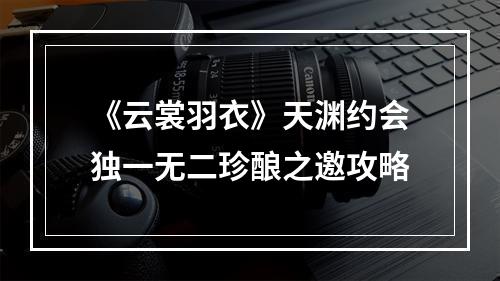 《云裳羽衣》天渊约会独一无二珍酿之邀攻略