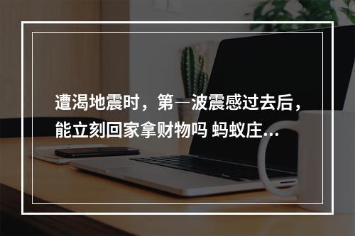 遭渴地震时，第―波震感过去后，能立刻回家拿财物吗 蚂蚁庄园今日答案早知道5月12日