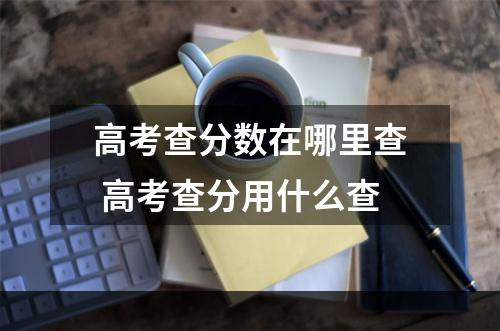 高考查分数在哪里查 高考查分用什么查