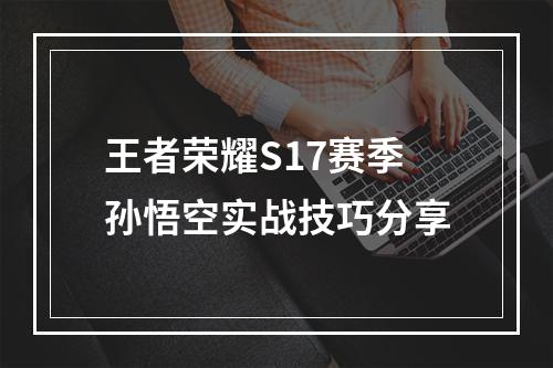 王者荣耀S17赛季孙悟空实战技巧分享