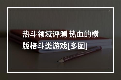 热斗领域评测 热血的横版格斗类游戏[多图]