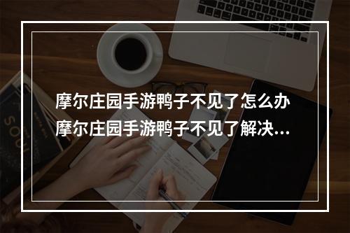 摩尔庄园手游鸭子不见了怎么办 摩尔庄园手游鸭子不见了解决方法