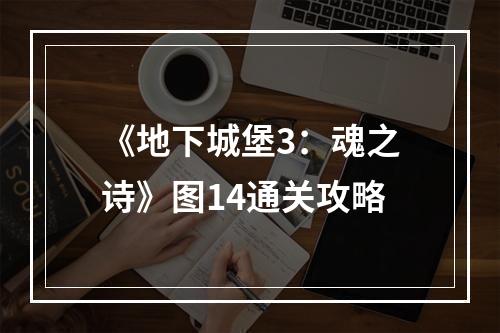 《地下城堡3：魂之诗》图14通关攻略