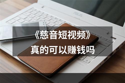 《慈音短视频》真的可以赚钱吗