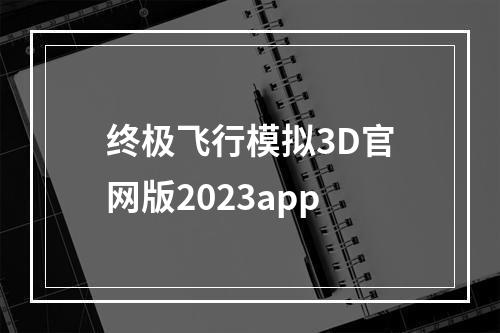 终极飞行模拟3D官网版2023app