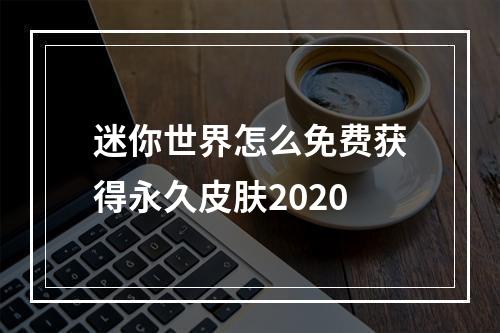 迷你世界怎么免费获得永久皮肤2020