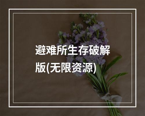 避难所生存破解版(无限资源)