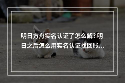 明日方舟实名认证了怎么解? 明日之后怎么用实名认证找回账号攻略列表