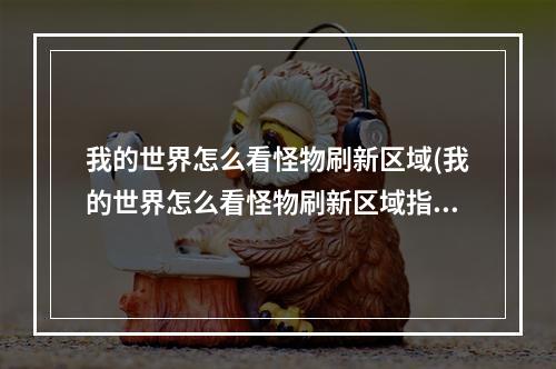 我的世界怎么看怪物刷新区域(我的世界怎么看怪物刷新区域指令)