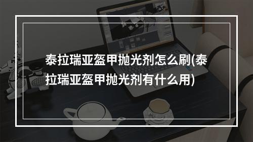 泰拉瑞亚盔甲抛光剂怎么刷(泰拉瑞亚盔甲抛光剂有什么用)