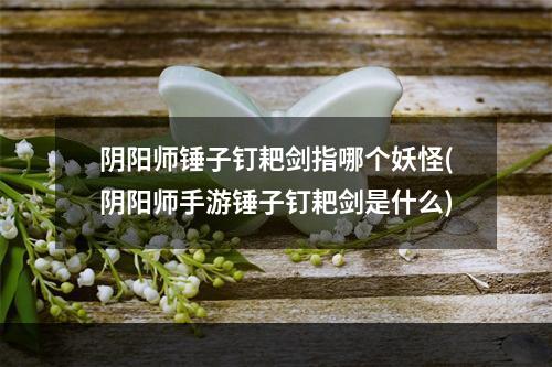 阴阳师锤子钉耙剑指哪个妖怪(阴阳师手游锤子钉耙剑是什么)