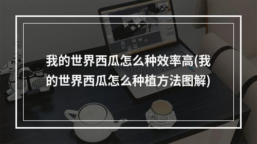 我的世界西瓜怎么种效率高(我的世界西瓜怎么种植方法图解)