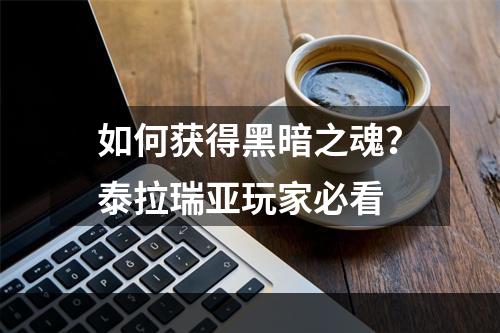 如何获得黑暗之魂？泰拉瑞亚玩家必看