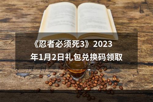 《忍者必须死3》2023年1月2日礼包兑换码领取