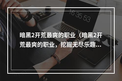 暗黑2开荒最爽的职业（暗黑2开荒最爽的职业，挖掘无尽乐趣！）