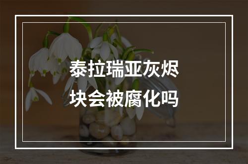 泰拉瑞亚灰烬块会被腐化吗