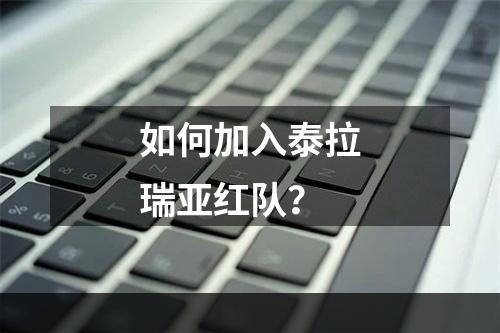 如何加入泰拉瑞亚红队？