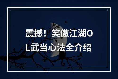 震撼！笑傲江湖OL武当心法全介绍